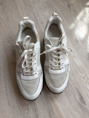 Authentic Louis Vuitton Run Away leather trainers